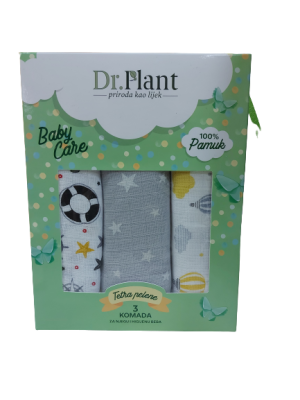 DR. PLANT Prirodne tetra pelene a3, Mekane za nježnu bebinu kožu, imaju veliku moć upijanja, te imaju raznovrsnu primjenu.