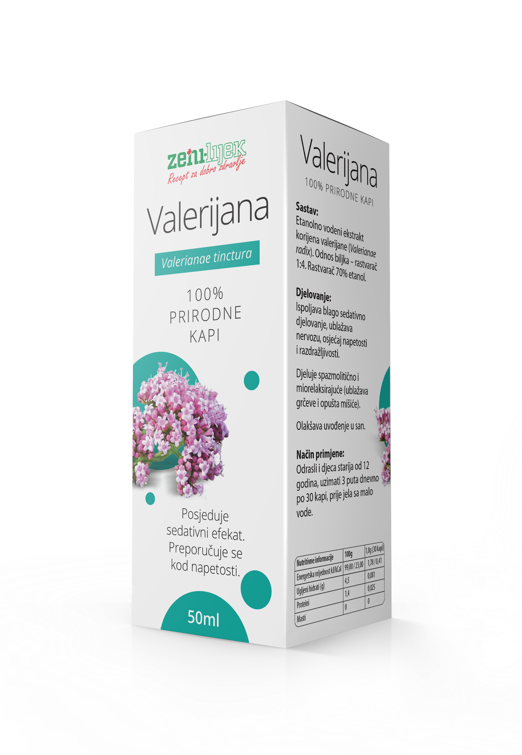 ČAJ-VALERIJANA KORIJEN 50gr ZL - slika 1