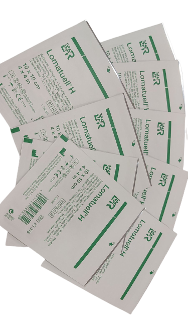 LOHMANN&RAUSCHER Lomatuell® H vazelinska kompresa 10×10, 1 komad - slika 1