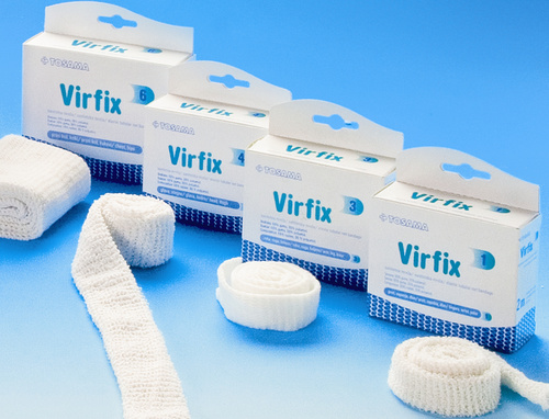 TOSAMA VIRFIX sanitetska mrežica 2 metra ( u rastegnutom stanju), Za pričvršćivanje materijala za previjanje - slika 1