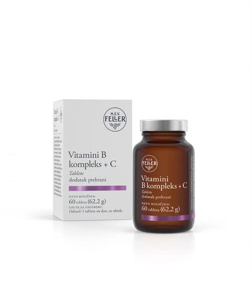 M.E.V. FELLER Vitamin B complex + C Vitamin 60 tableta - slika 1